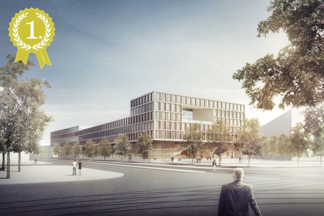 Strafjustizzentrum München | Plan2 Architekten, archlab | 1. Preis