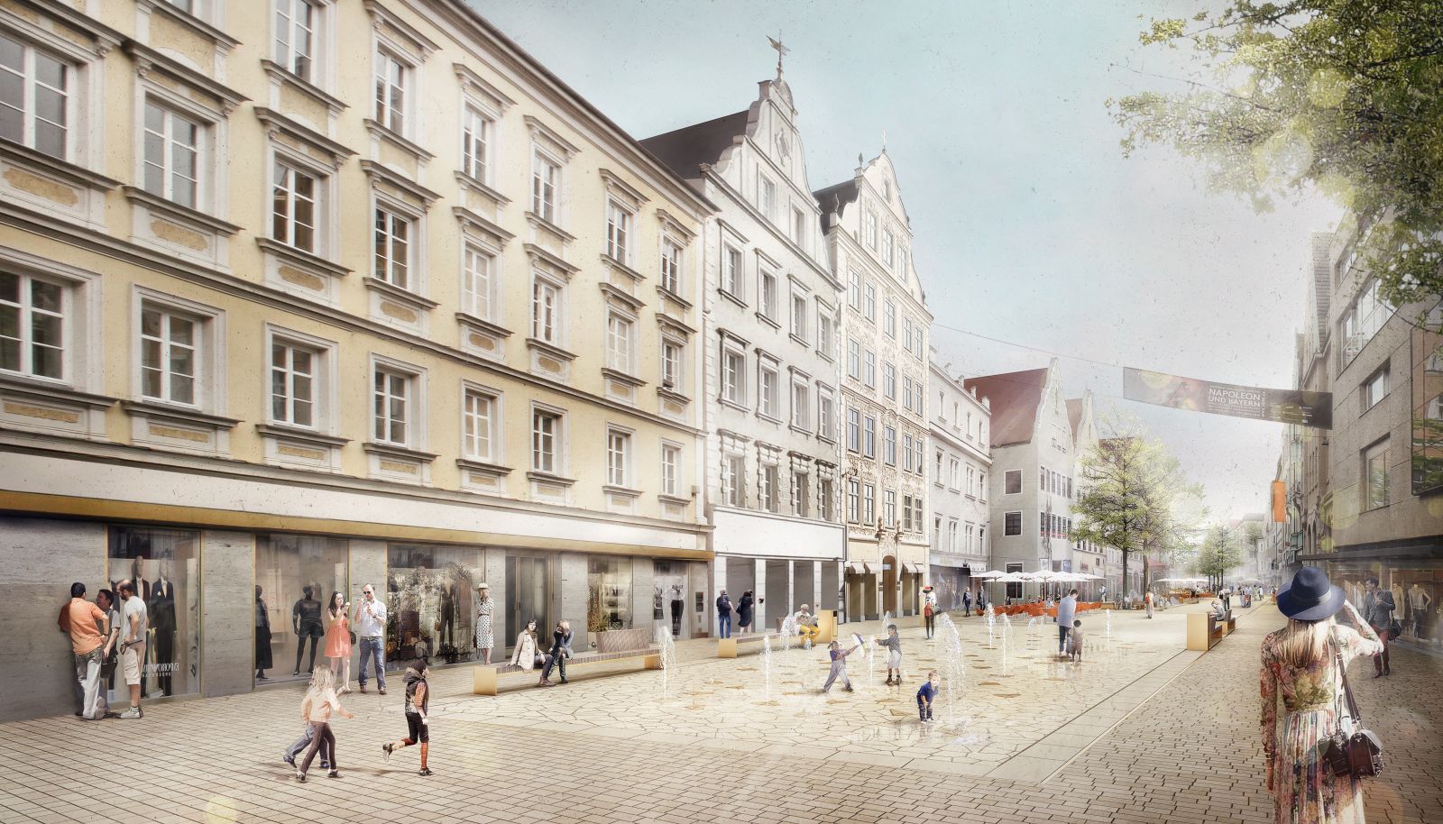 Fußgängerzone Ingolstadt | Querfeldeins