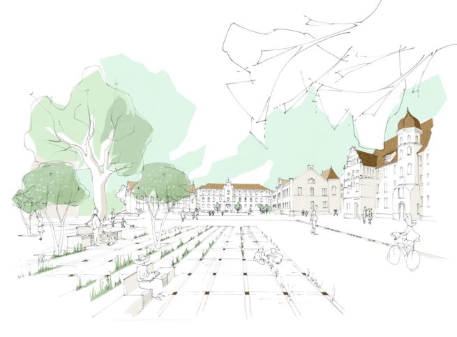 Schlossplatzareal Bützow | Querfeldeins