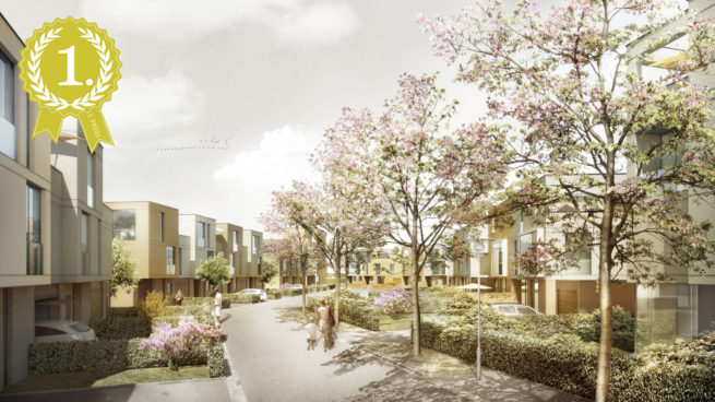 Angersiedlung am Park Nürnberg | Schellenberg & Bäumler, archlab | 1. Preis
