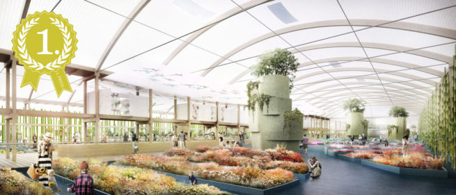 Blumenhalle IGA Berlin | Sinai | 1. Preis