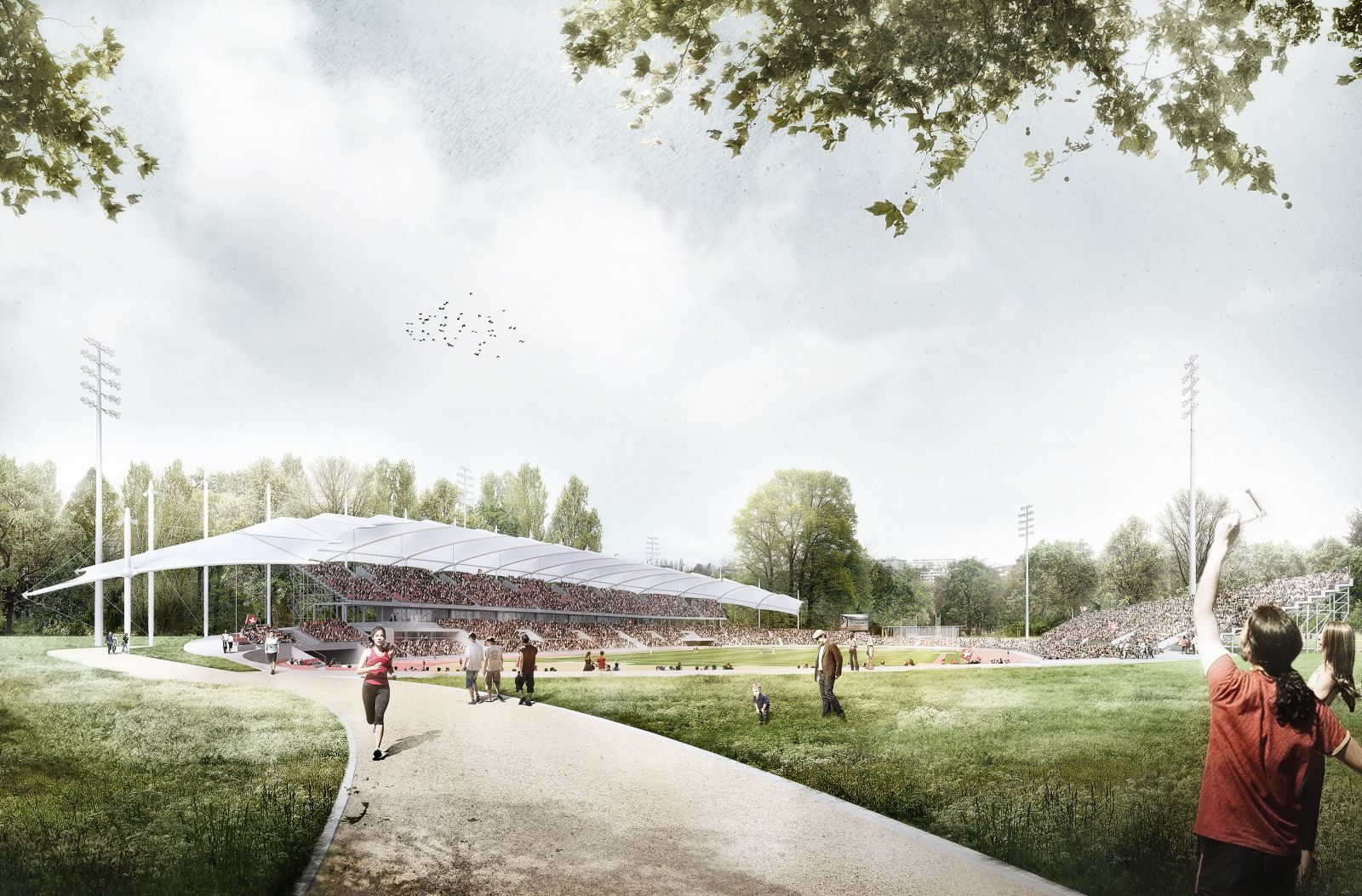Stade Pierre-de-Coubertin | Translocal Architecture | 1. Preis