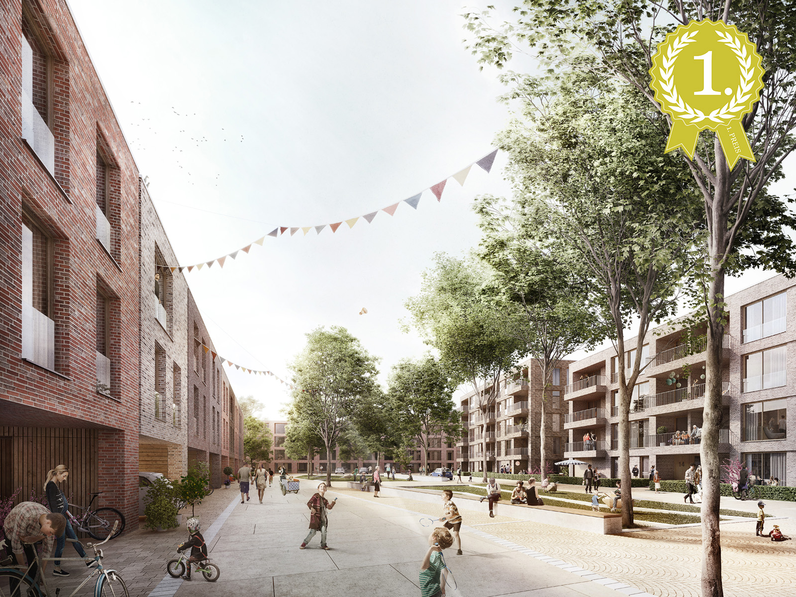 Hannover Buchholzer Grün | KBNK Architekten GmbH | Wettbewerb 1. Preis